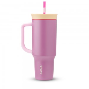 40oz Tumbler Owala 40oz Tumbler - Material Stainless Steel Smell the Roses | 5839102-RC