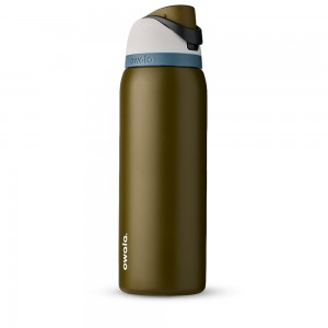 FreeSip® Owala FreeSip Material Stainless Steel Size 40 oz Water Bottle Forresty | 7816930-JZ