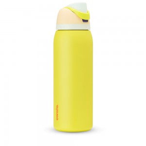 FreeSip® Owala FreeSip Material Stainless Steel Size 40 oz Water Bottle Citron | 3206854-JI