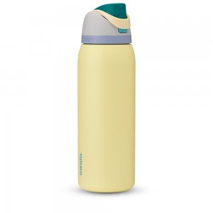 FreeSip® Owala FreeSip Material Stainless Steel Size 40 oz Water Bottle Sunny Daze | 6089721-DY