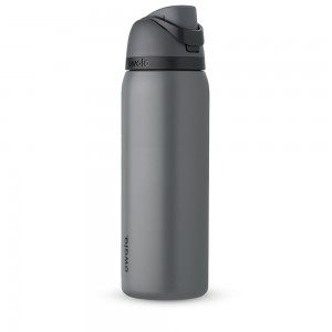 FreeSip® Owala FreeSip Material Stainless Steel Size 40 oz Water Bottle Grayt | 9706215-YR