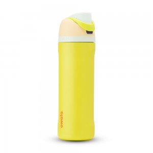 FreeSip® Owala FreeSip Material Stainless Steel Size 24 oz Water Bottle Citron | 5076384-SG