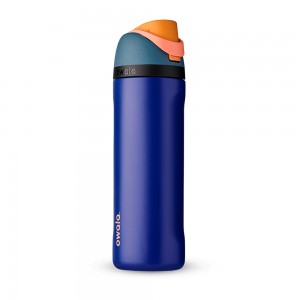 FreeSip® Owala FreeSip Material Stainless Steel Size 24 oz Water Bottle Tide Me Over | 6250714-RS