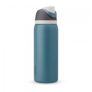 FreeSip® Owala FreeSip Material Stainless Steel Size 32 oz Water Bottle Bleu | 2904831-DC