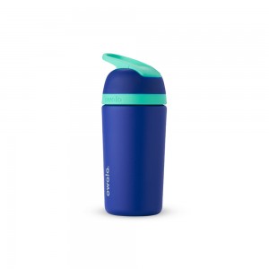 Kids' Stainless Steel Flip Owala Kids' Stainless Steel Flip Size 14oz Kid's Bleu | 9456817-RW