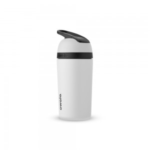 Kids' Stainless Steel Flip Owala Kids' Stainless Steel Flip Size 14oz Kid's Grise Noir | 9821467-RI