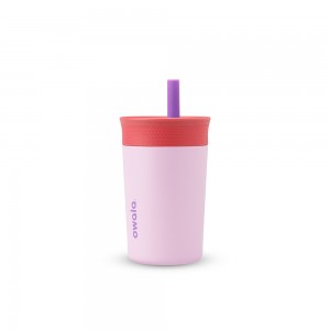 Kids' Tumbler Owala Kids' Tumbler Material Stainless Steel Size 12oz Kid's Lilac Rocket | 2749536-MF